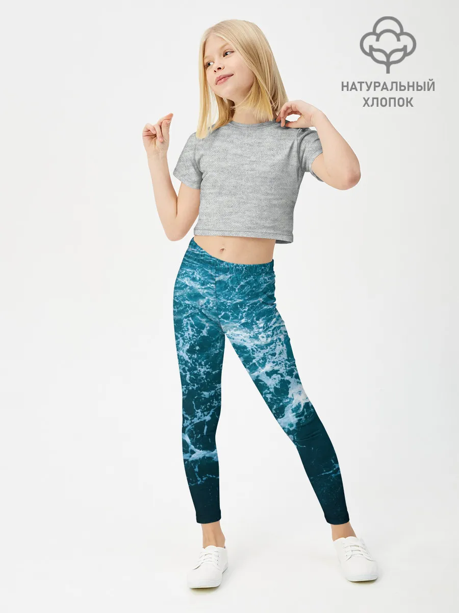Леггинсы для девочки / Водная гладь