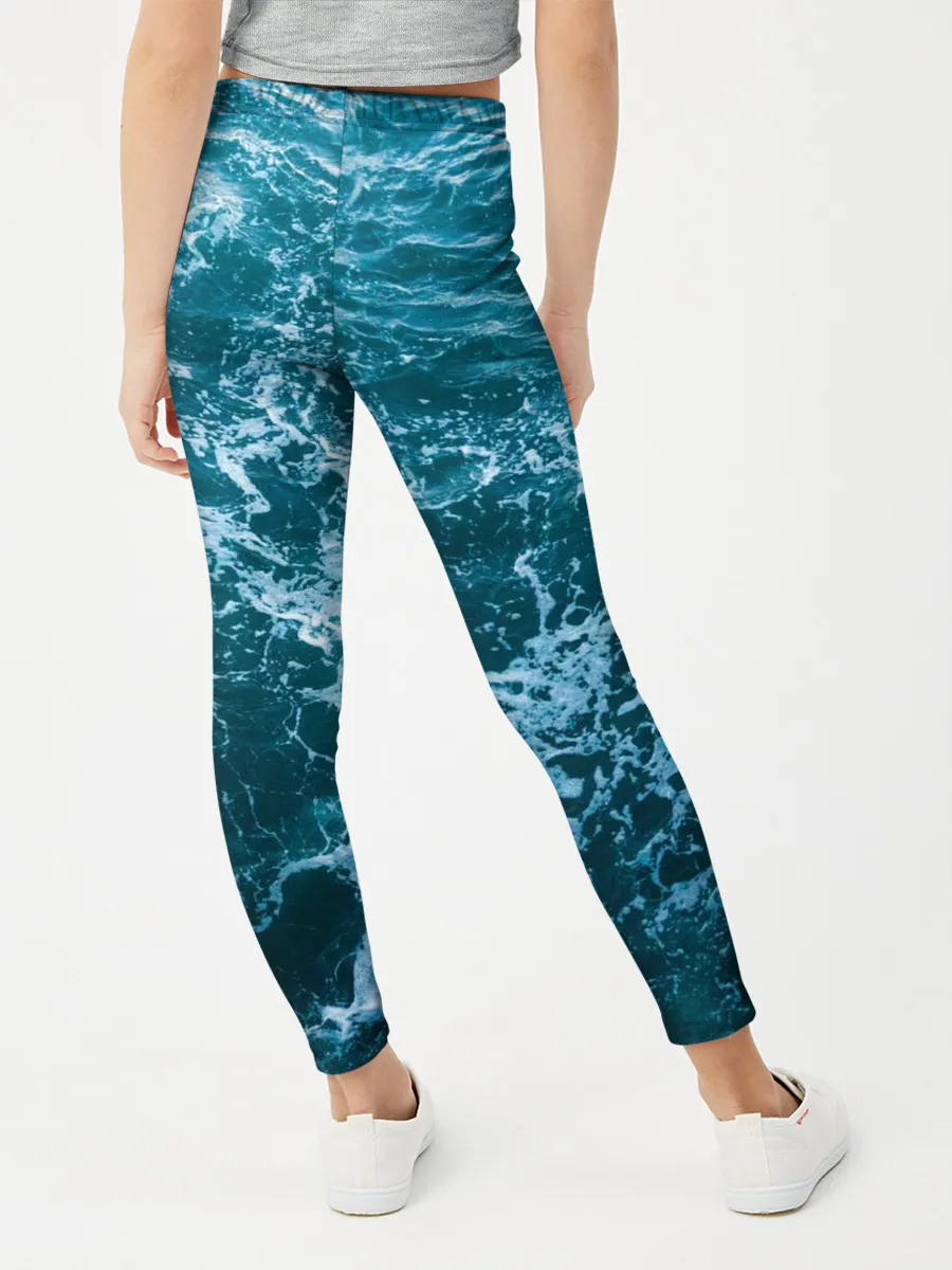 Леггинсы для девочки / Водная гладь