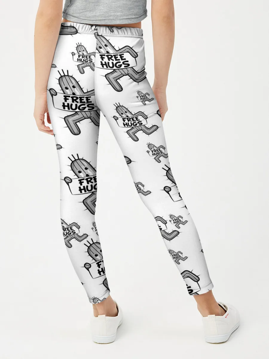 Леггинсы для девочки / FREE HUGS