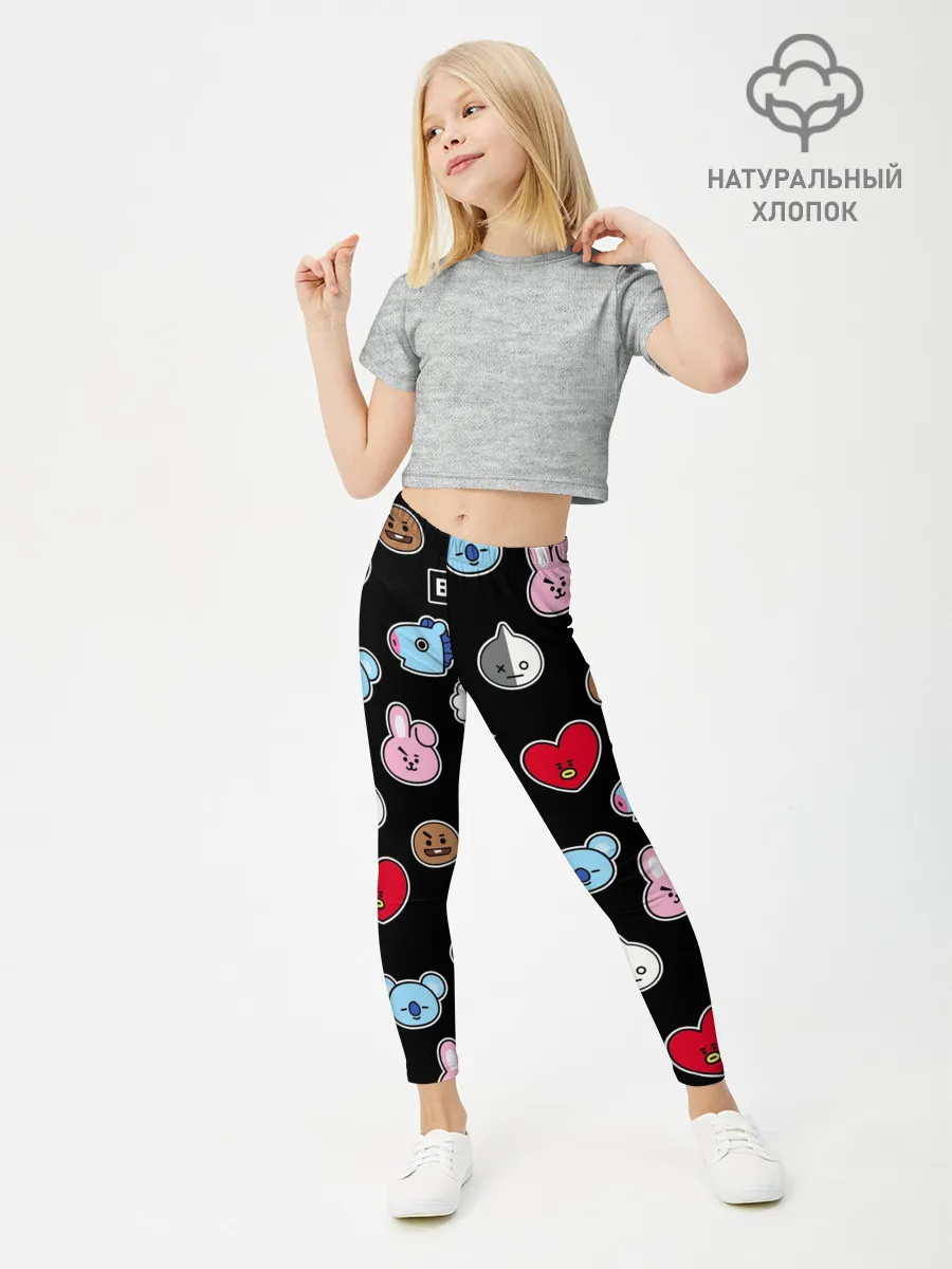 Леггинсы для девочки / BT21 | BTS | БТС | BANGTAN BOYS