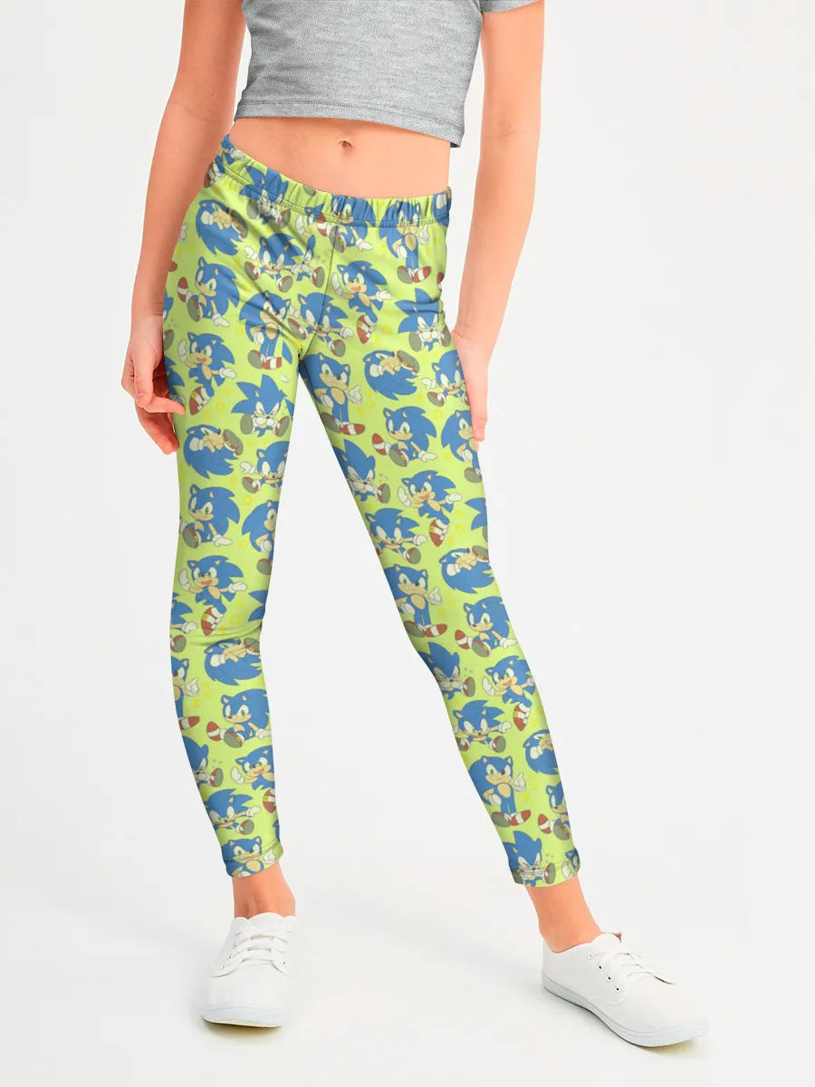 Леггинсы для девочки / Соник