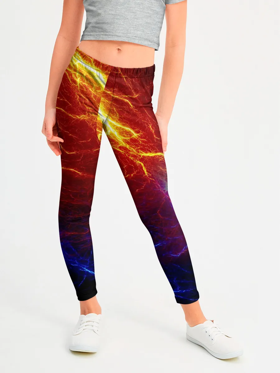 Леггинсы для девочки / БИТВА МОЛНИЙ / BATTLE FLASH