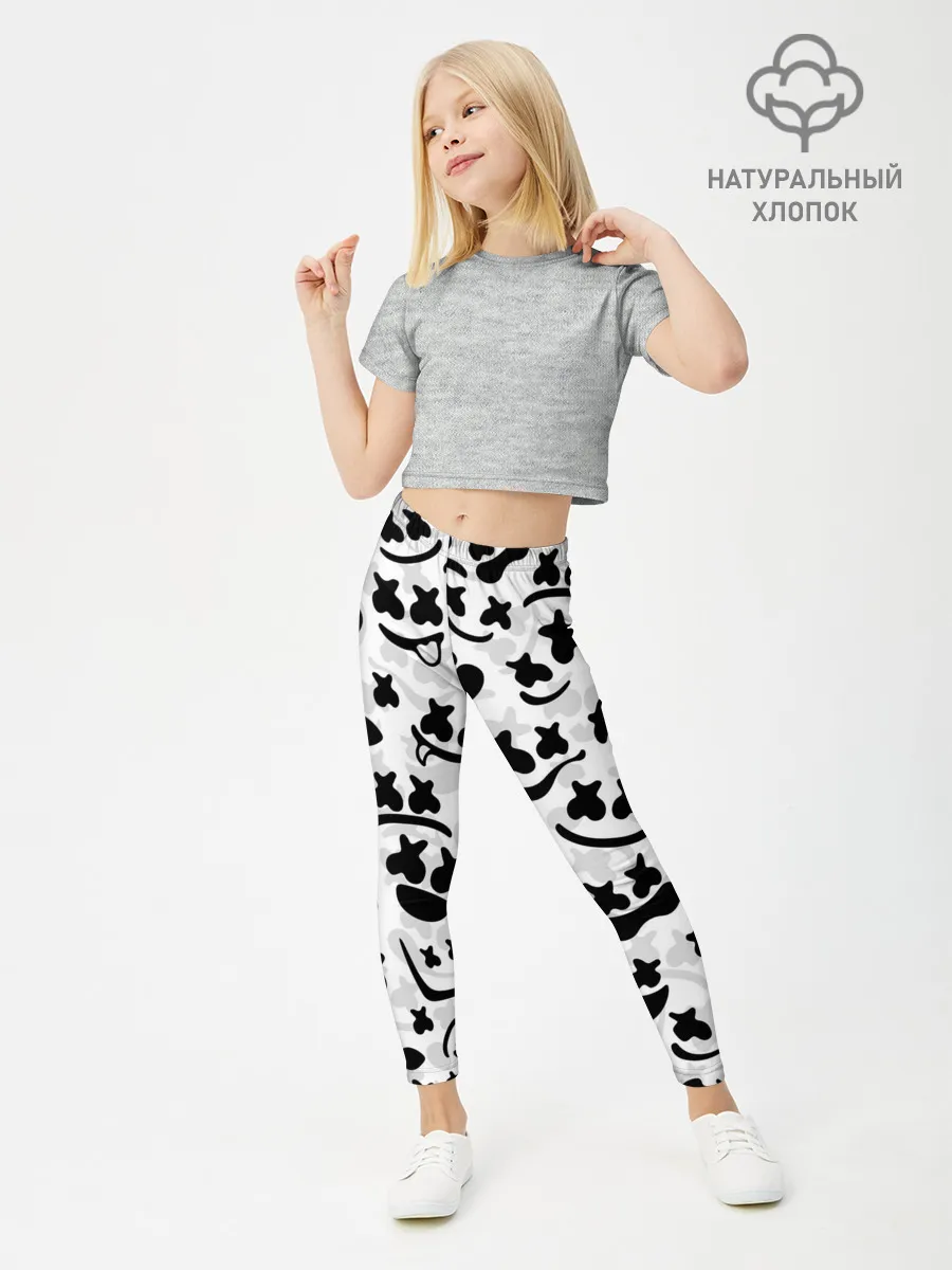 Леггинсы для девочки / MARSHMELLO FACE