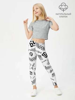 Леггинсы для девочки / 6IX9INE