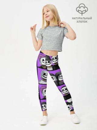 Леггинсы для девочки / Marshmello Style