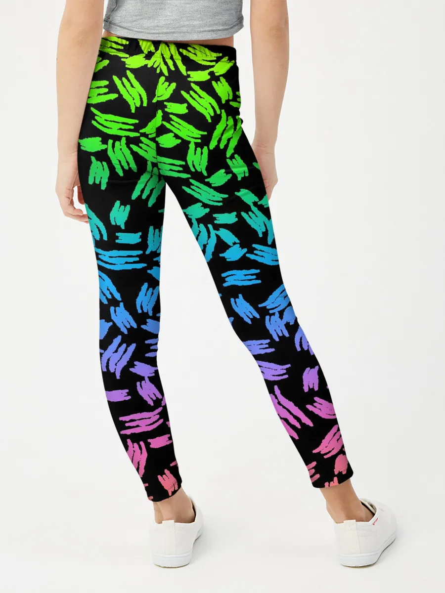 Леггинсы для девочки / PATTERN MONSTER ENERGY