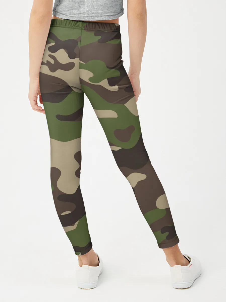 Леггинсы для девочки / МИЛИТАРИ