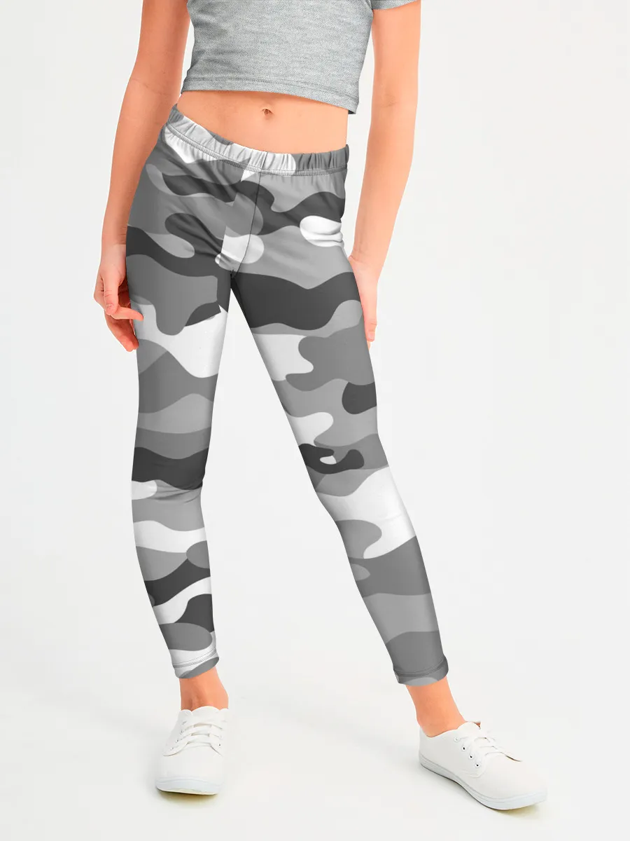 Леггинсы для девочки / МИЛИТАРИ