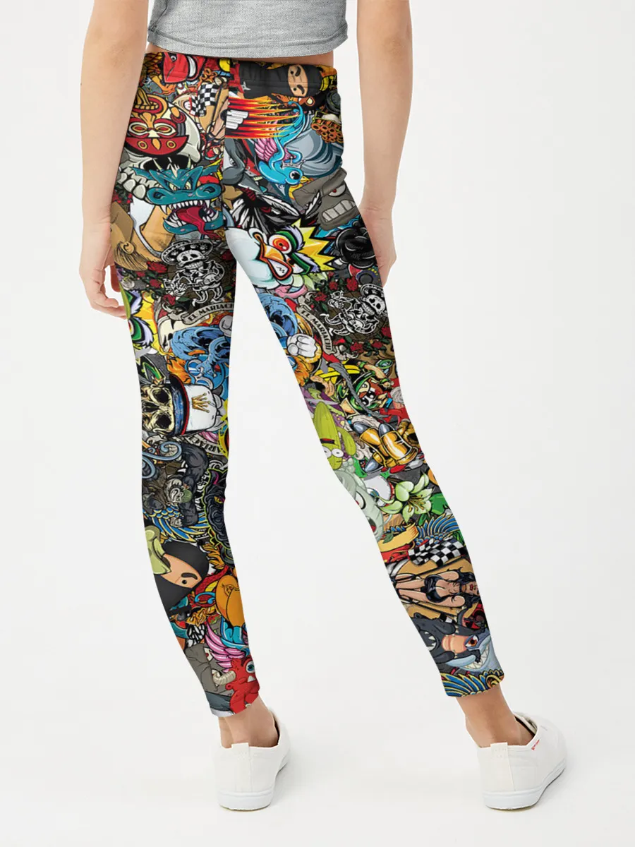 Леггинсы для девочки / Стикеры