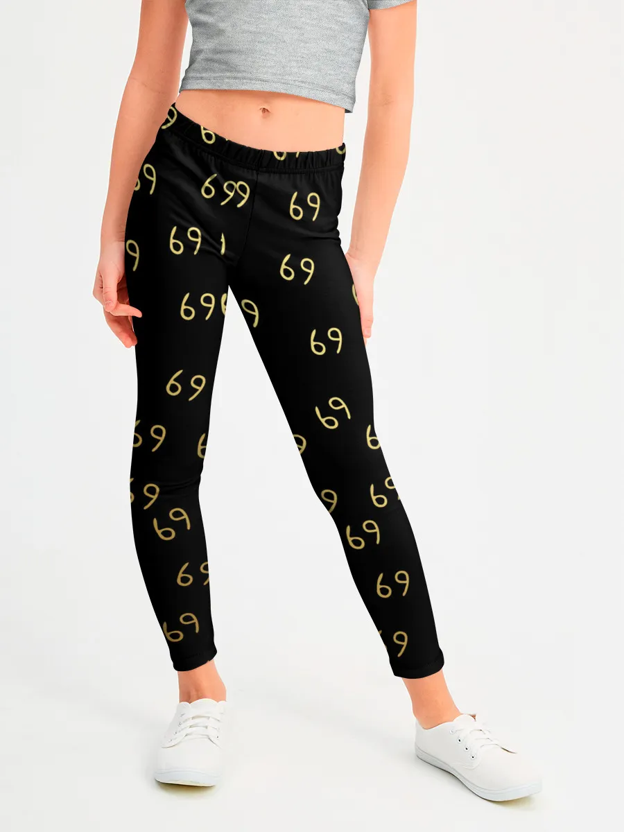 Леггинсы для девочки / 6ix9ine Gold