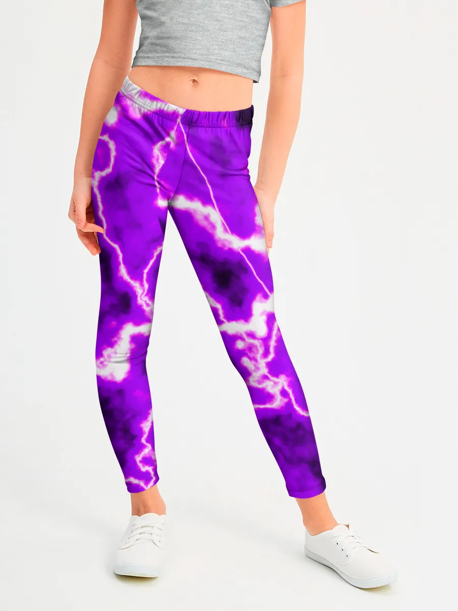 Леггинсы для девочки / НЕОНОВАЯ СТИХИЯ