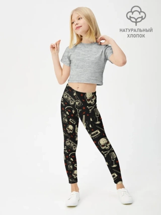 Леггинсы для девочки / Heavy Metal