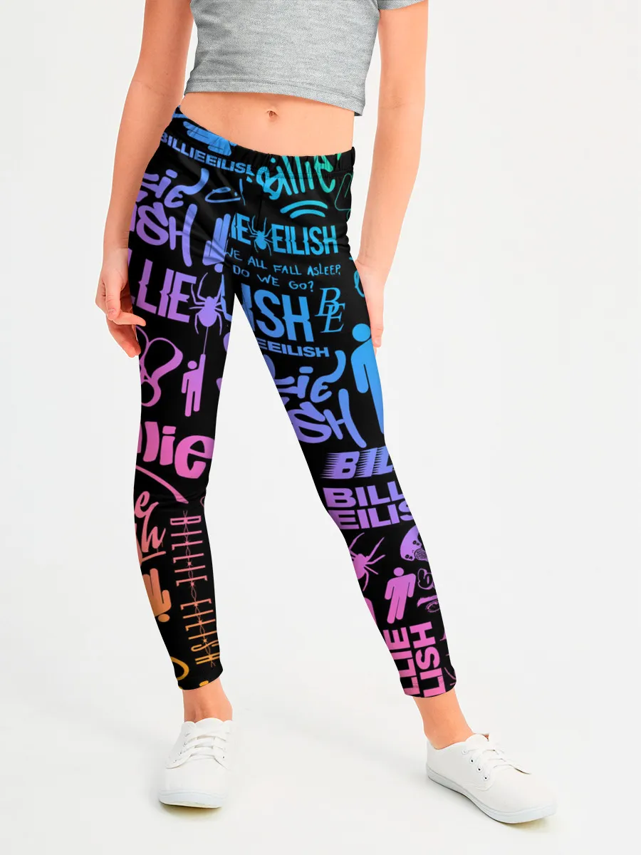 Леггинсы для девочки / BILLIE EILISH | БИЛЛИ АЙЛИШ