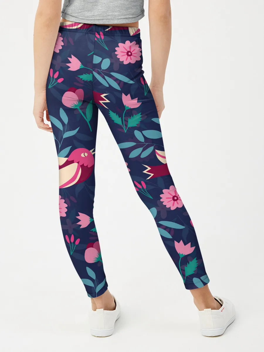 Леггинсы для девочки / Арт джунгли