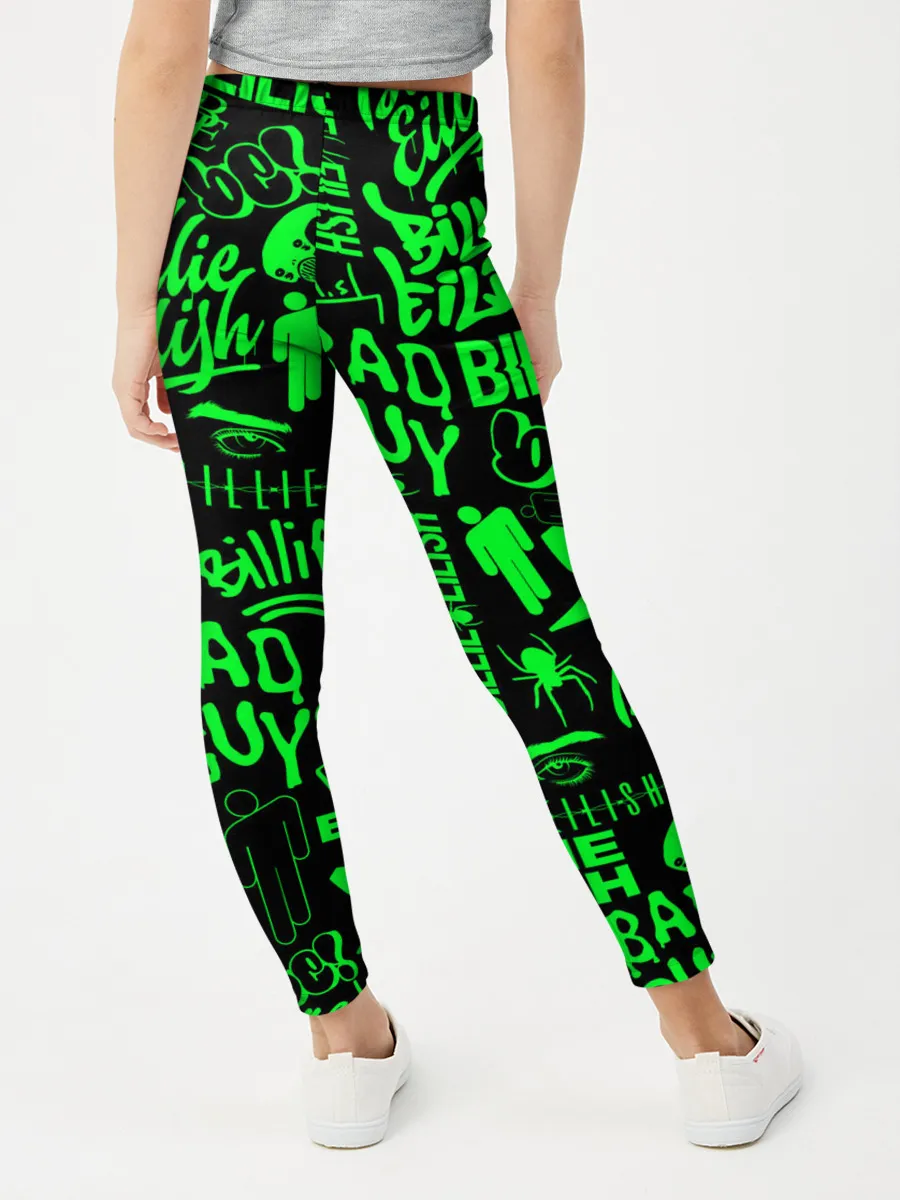 Леггинсы для девочки / BILLIE EILISH | БИЛЛИ АЙЛИШ