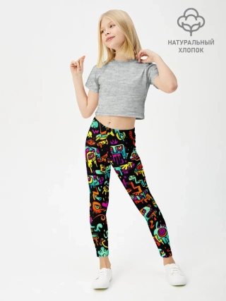 Леггинсы для девочки / Zombi Slime