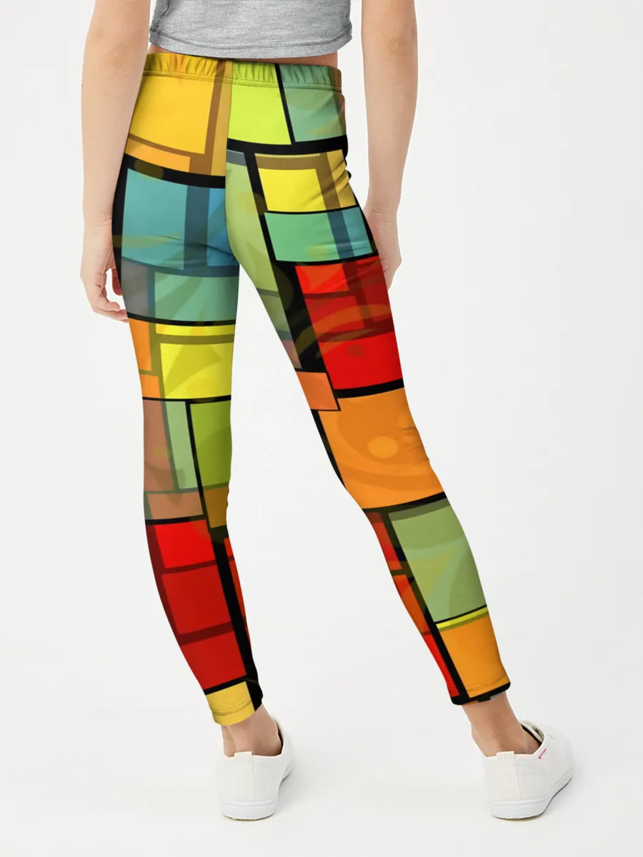 Леггинсы для девочки / ГЕОМЕТРИЯ