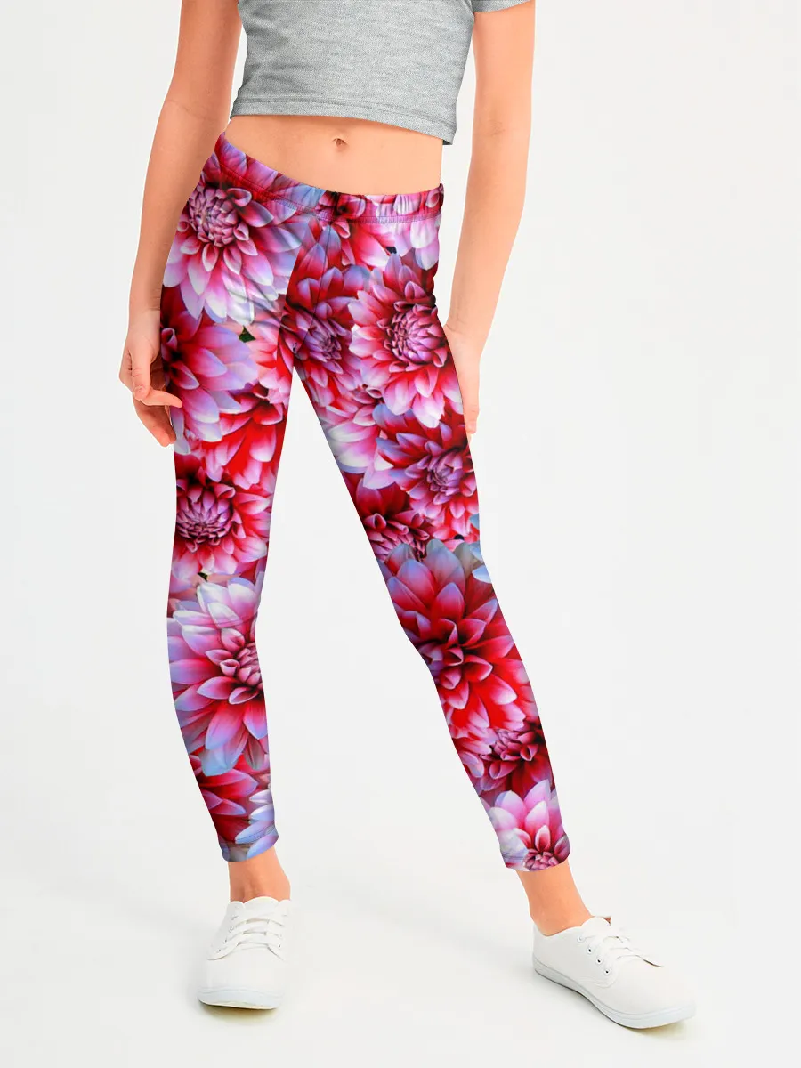 Леггинсы для девочки / Георгины