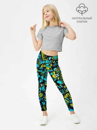 Леггинсы для девочки / Треш