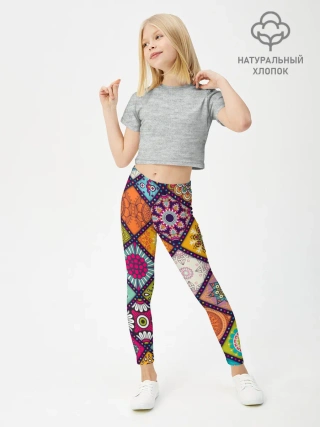 Леггинсы для девочки / Узоры мандалы