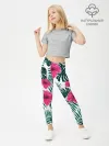 Леггинсы для девочки / Гавайский гибискус