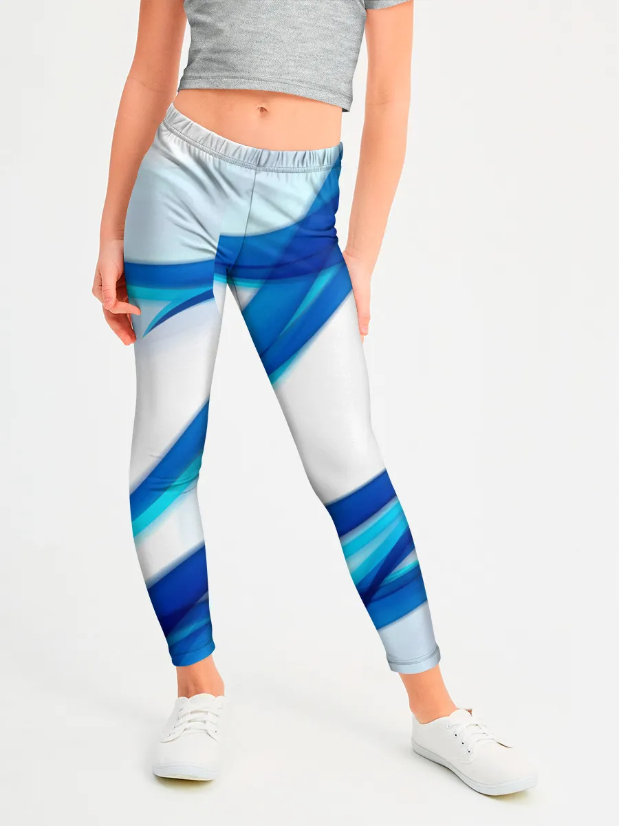 Леггинсы для девочки / STRIPES BLUE