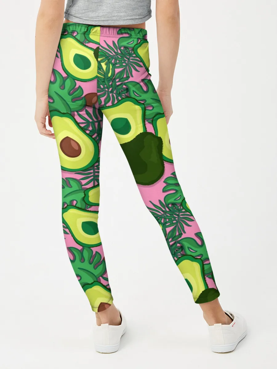 Леггинсы для девочки / avocado