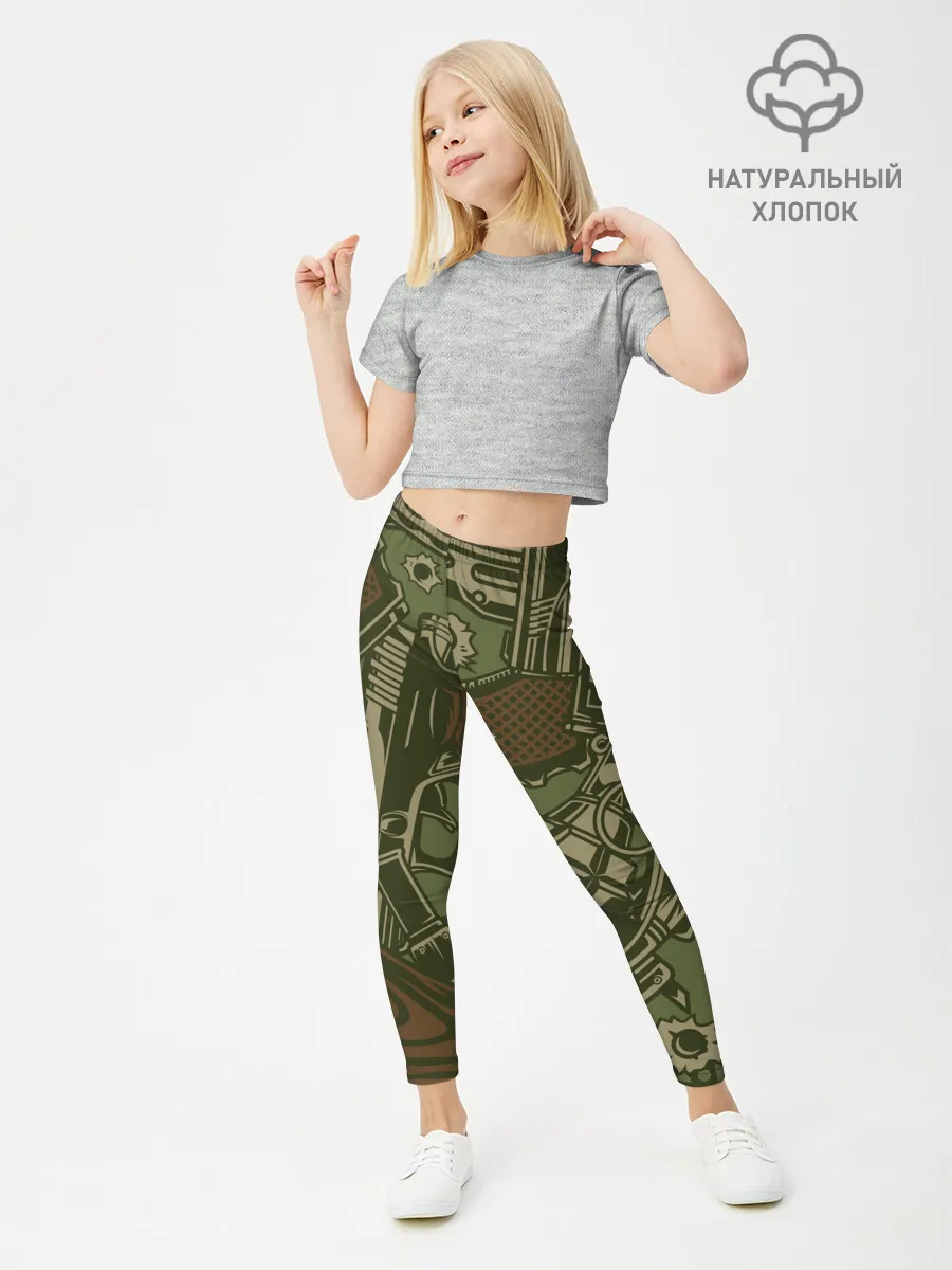 Леггинсы для девочки / Военный инвентарь | Military equipment