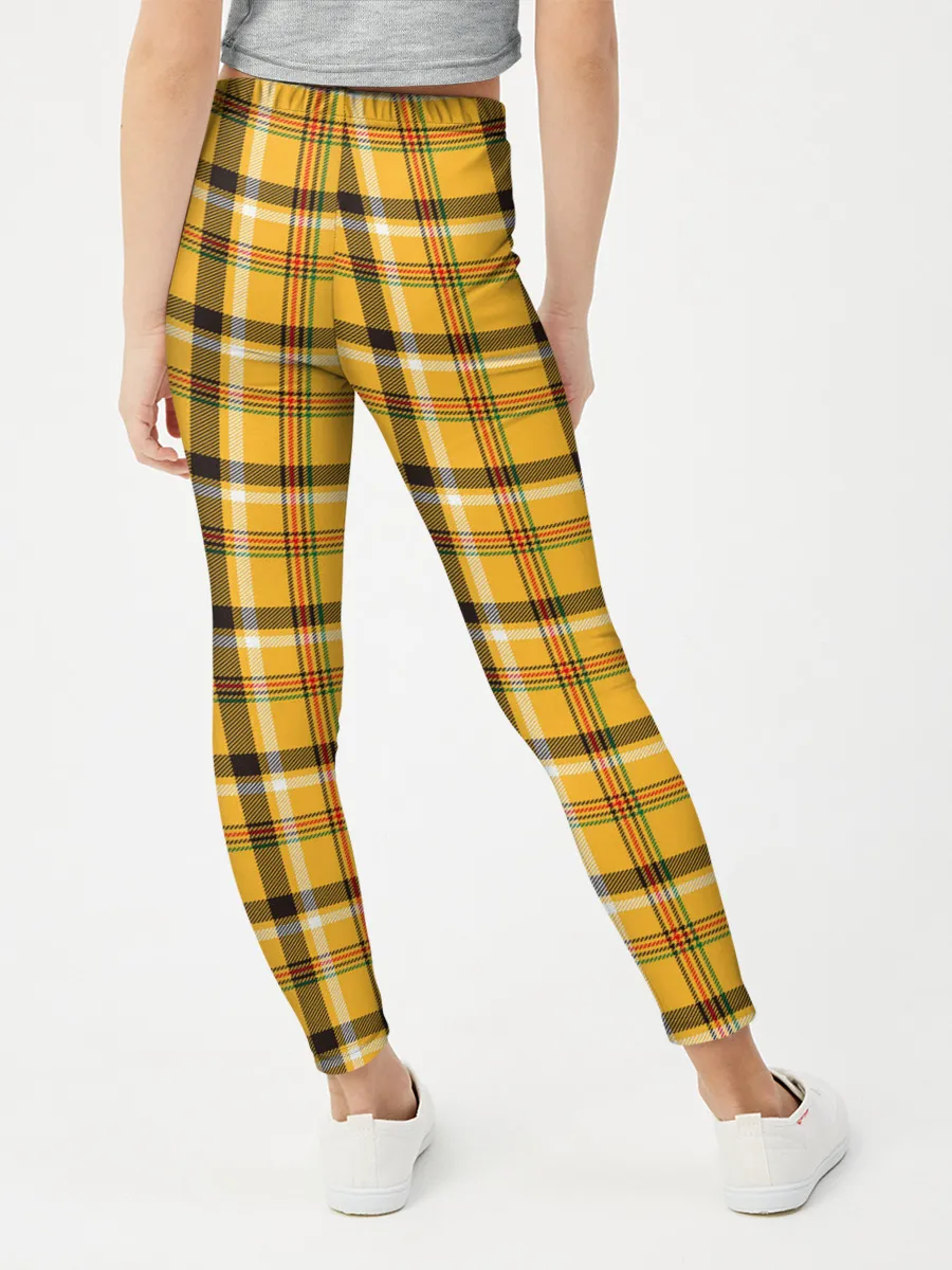 Леггинсы для девочки / Клеточка