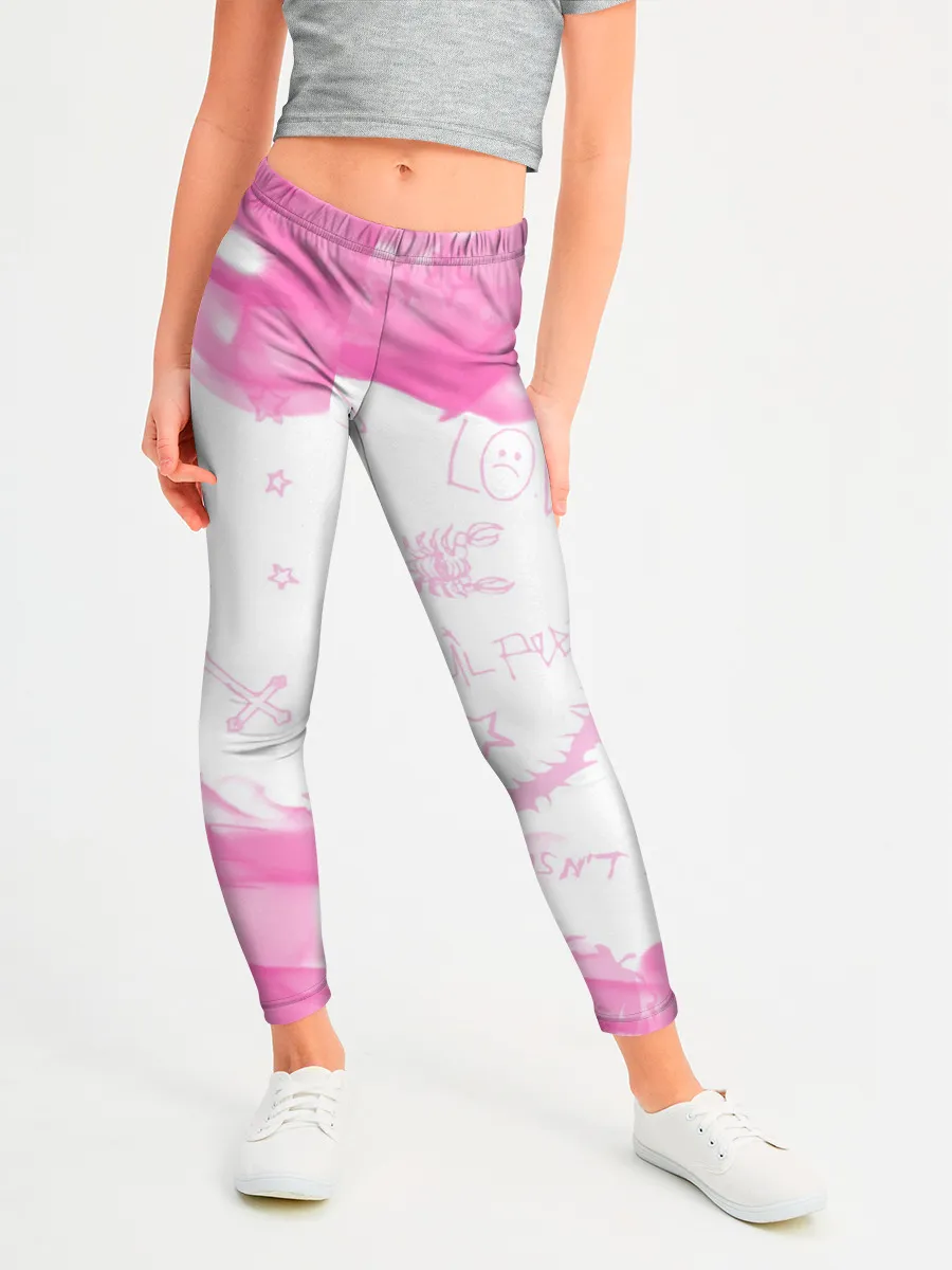 Леггинсы для девочки / LIL PEEP / ЛИЛ ПИП