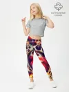 Леггинсы для девочки / Абстракция / Психоделика