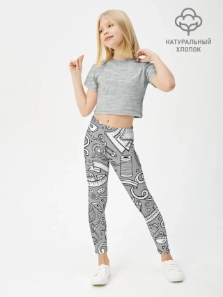 Леггинсы для девочки / handmade