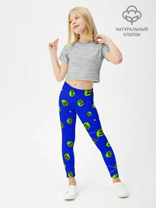 Леггинсы для девочки / Лягушка Пепе