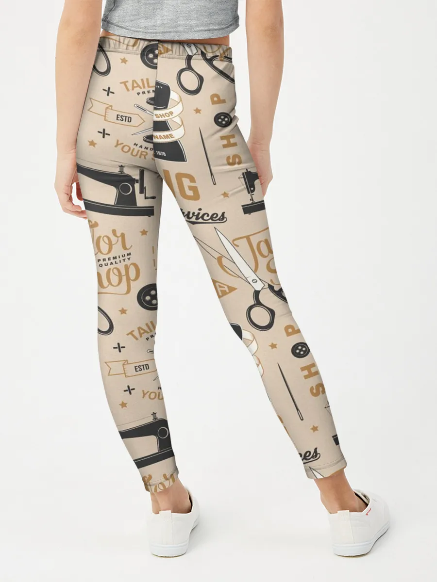 Леггинсы для девочки / sewing