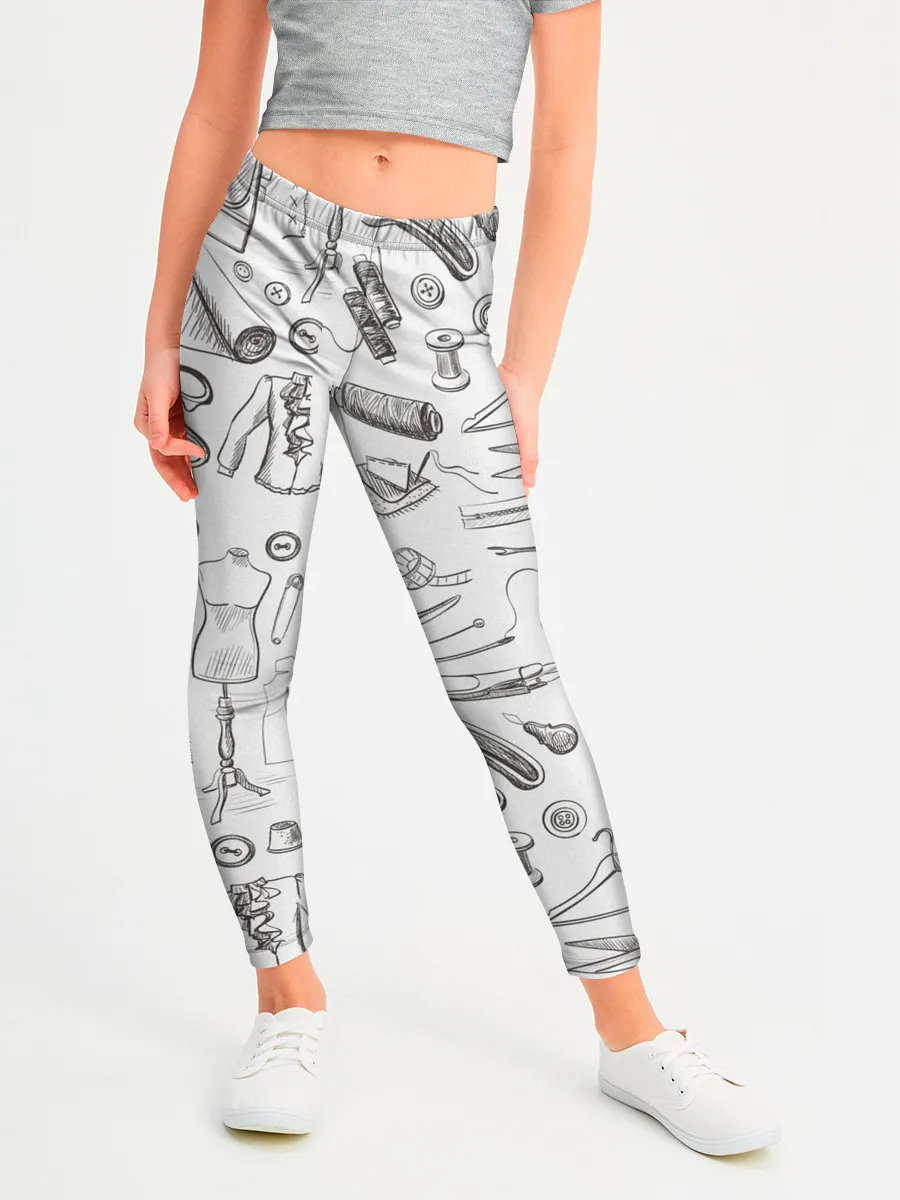 Леггинсы для девочки / для швеи