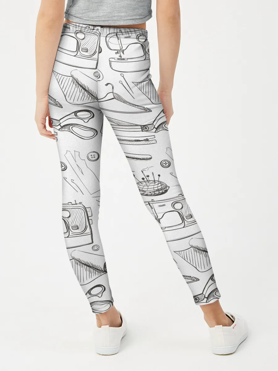 Леггинсы для девочки / для швеи