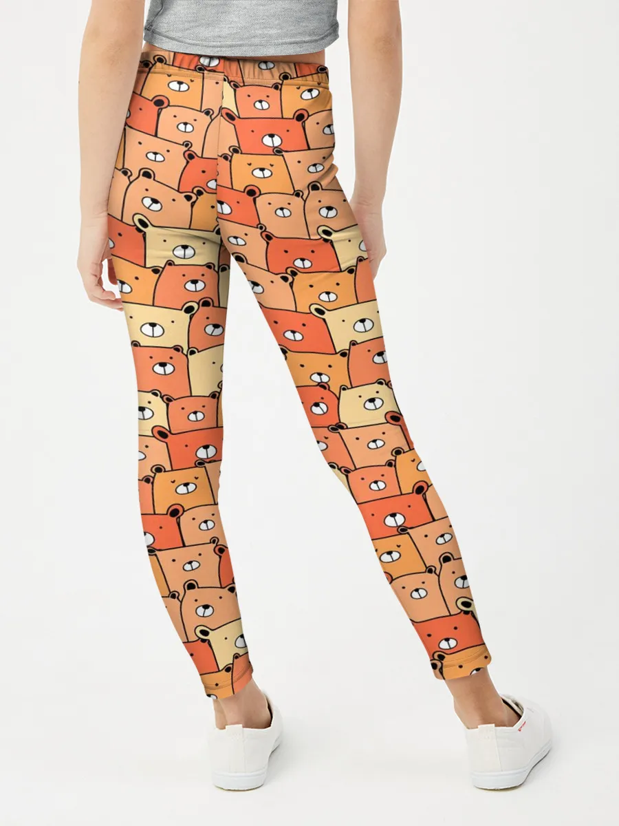 Леггинсы для девочки / МИШКИ