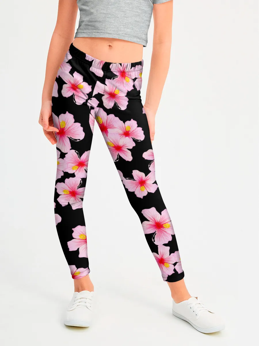 Леггинсы для девочки / Цветы желаний