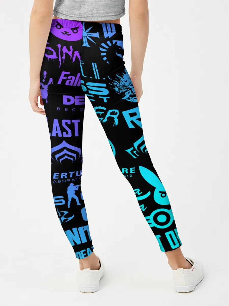 Леггинсы для девочки / ЛОГОТИПЫ ИГР