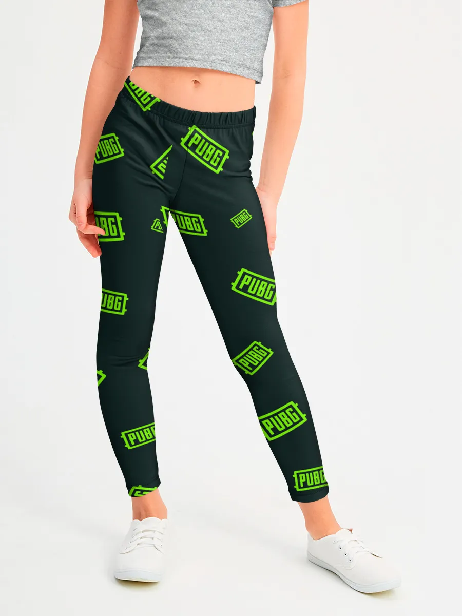 Леггинсы для девочки / PUBG / ПАБГ