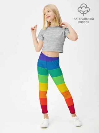 Леггинсы для девочки / Радуга | Rainbow