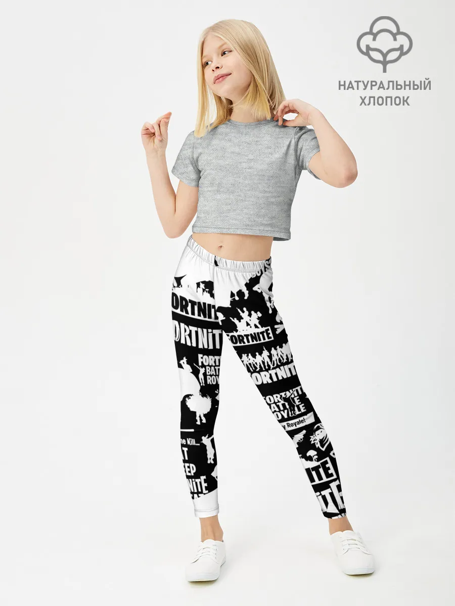 Леггинсы для девочки / Fortnite