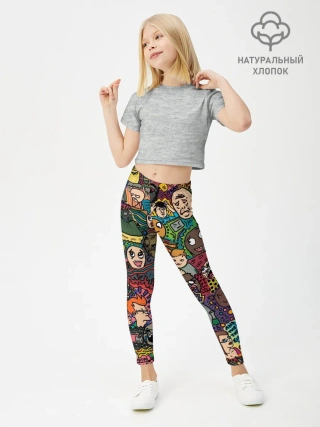 Леггинсы для девочки / Цветные мемы из ВК