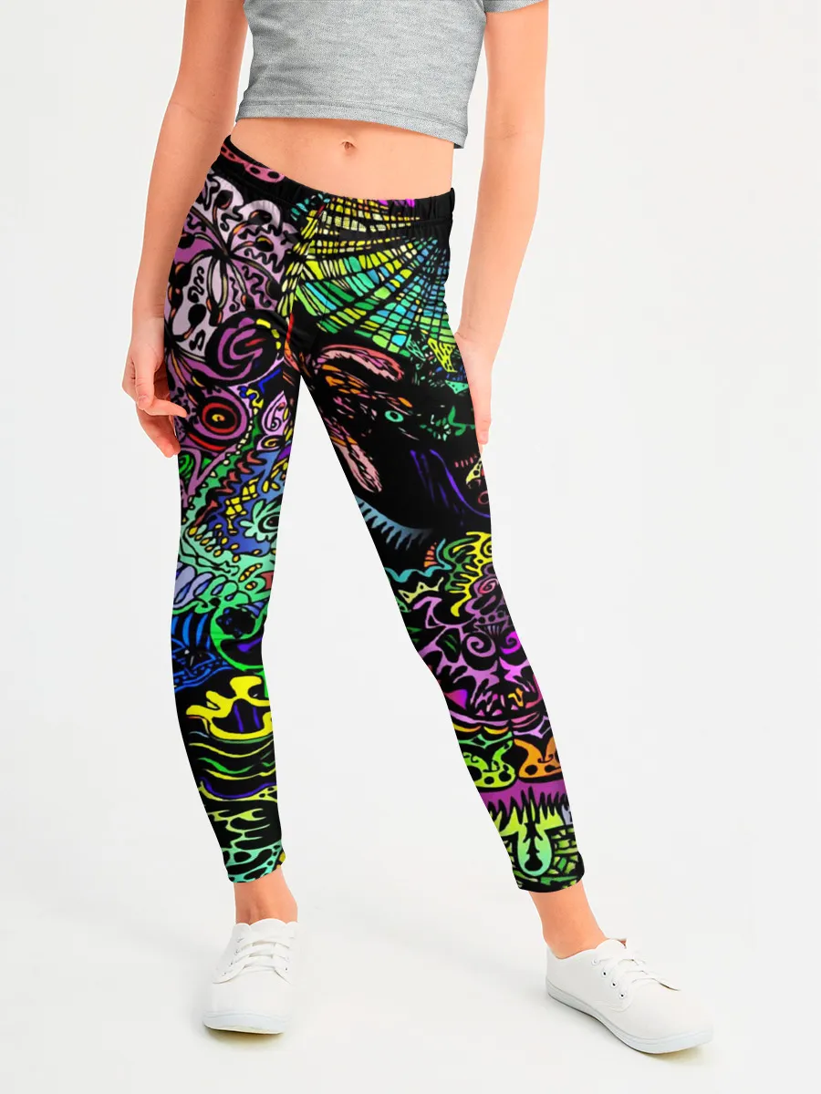 Леггинсы для девочки / PSYHODELIC