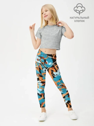 Леггинсы для девочки / Яркие линии