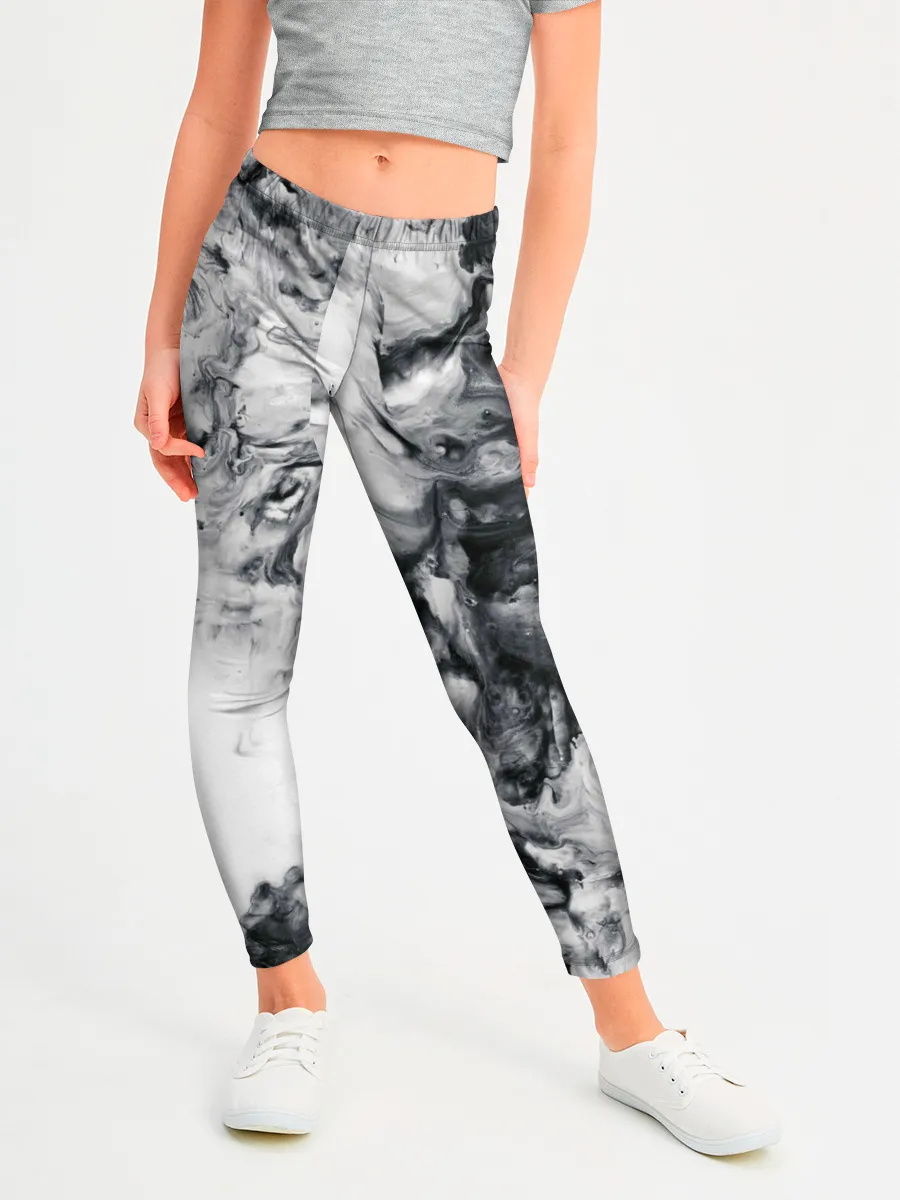 Леггинсы для девочки / МРАМОР