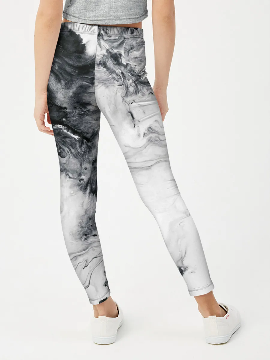 Леггинсы для девочки / МРАМОР