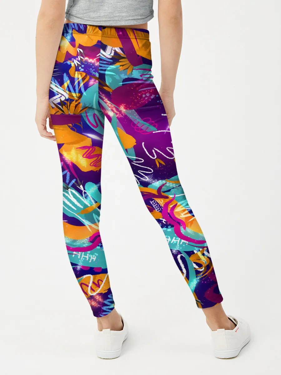 Леггинсы для девочки / Яркие краски