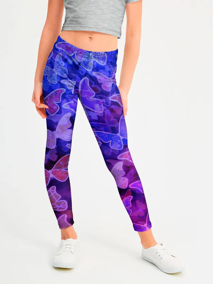 Леггинсы для девочки / Стеклянный рой