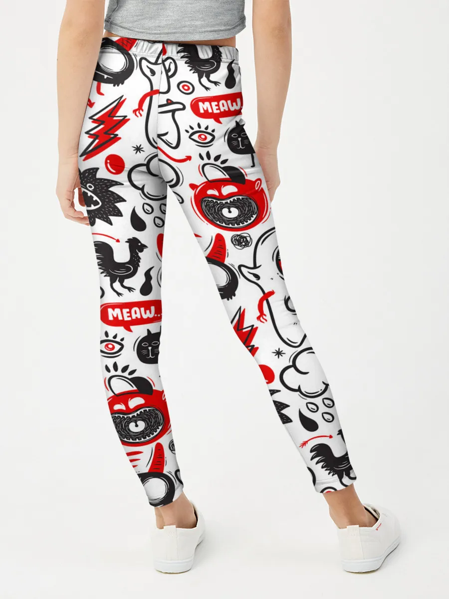 Леггинсы для девочки / Pop art